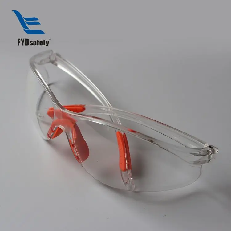 Side Shield Polycarbonate Lens Material Industrial Safety Glasses