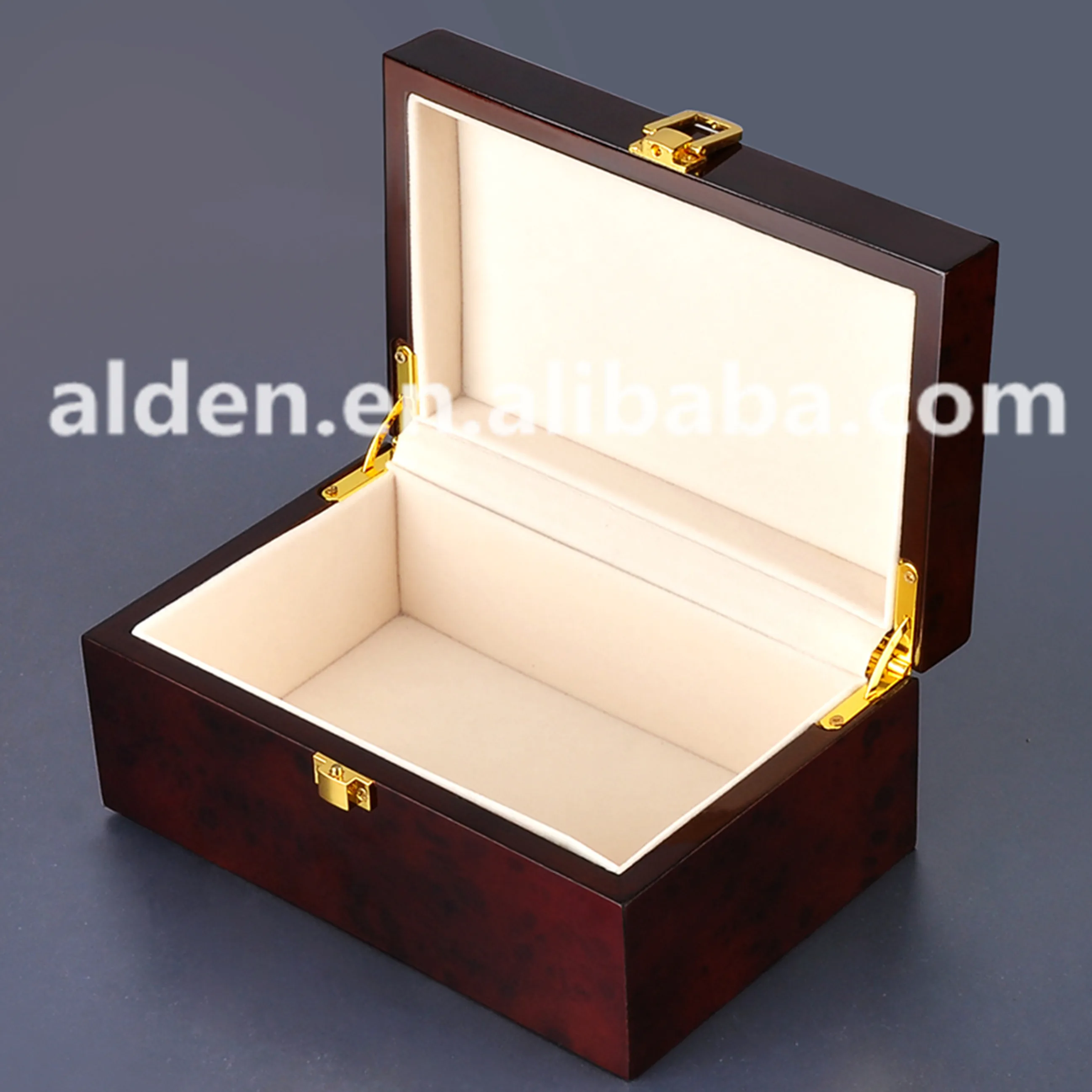 Wholesale high quality wooden gift box with customized size MPD  empty  wooden boxes luxury box