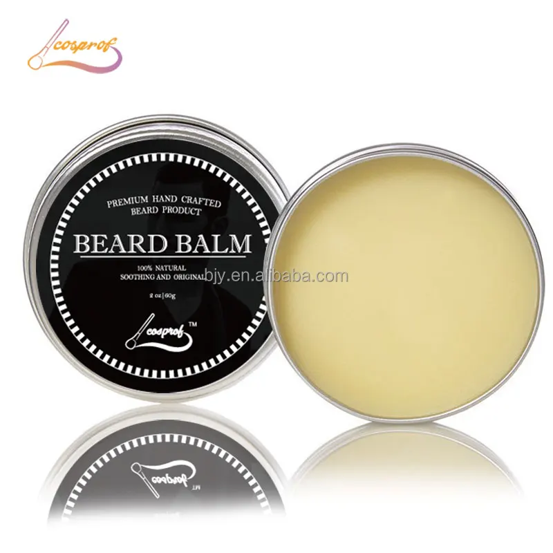 Wholesale Private Label 60G Natural Beard Styling Shaping Product Wax Mustache Balm
