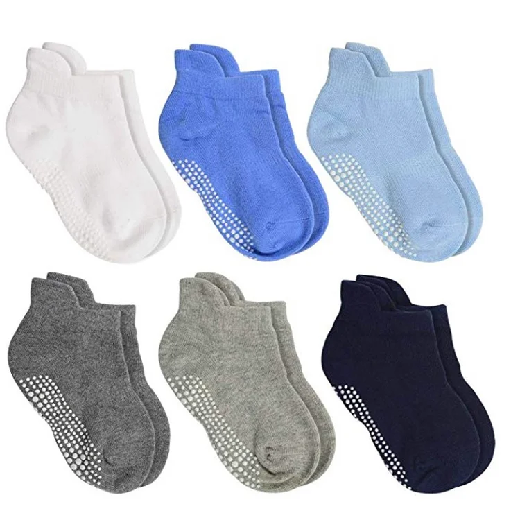 В наличии, нескользящие носки до щиколотки для малышей, детей, мальчиков, девочек, детские носки