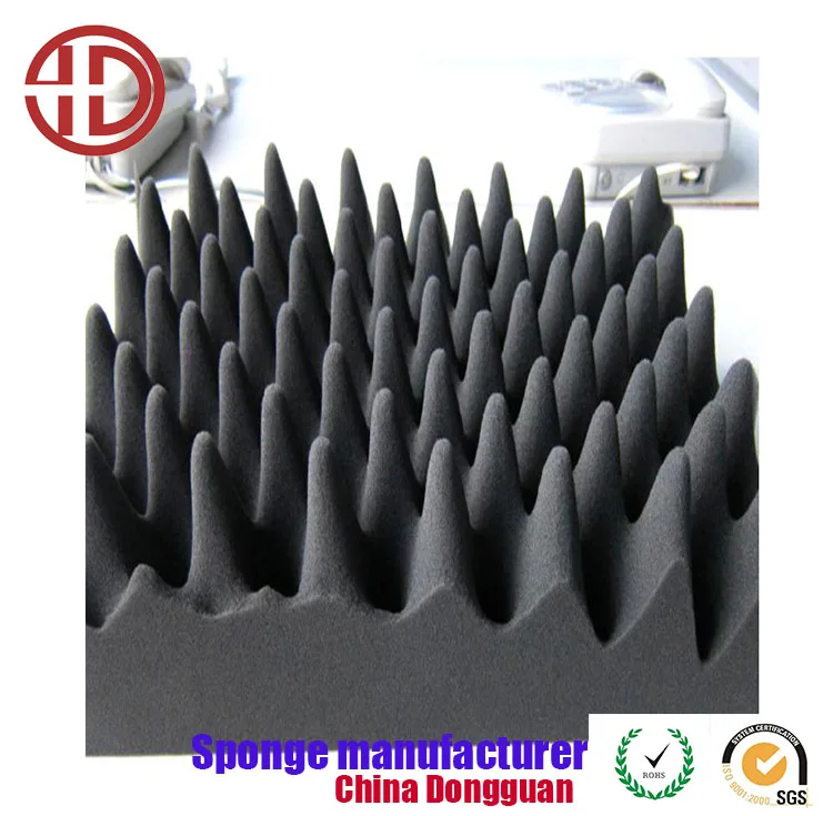 High quality wave sponge sound absorbing sponge soundproof acoustic foam