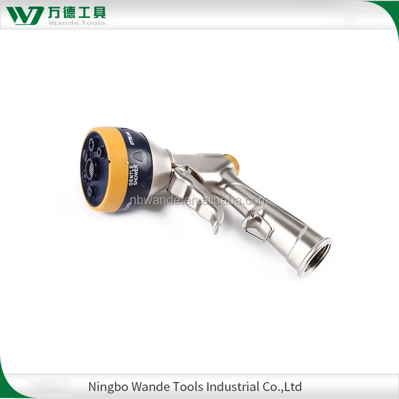 Cleaning equipment 7-pattern garden water nozzle spray pressure water gun
