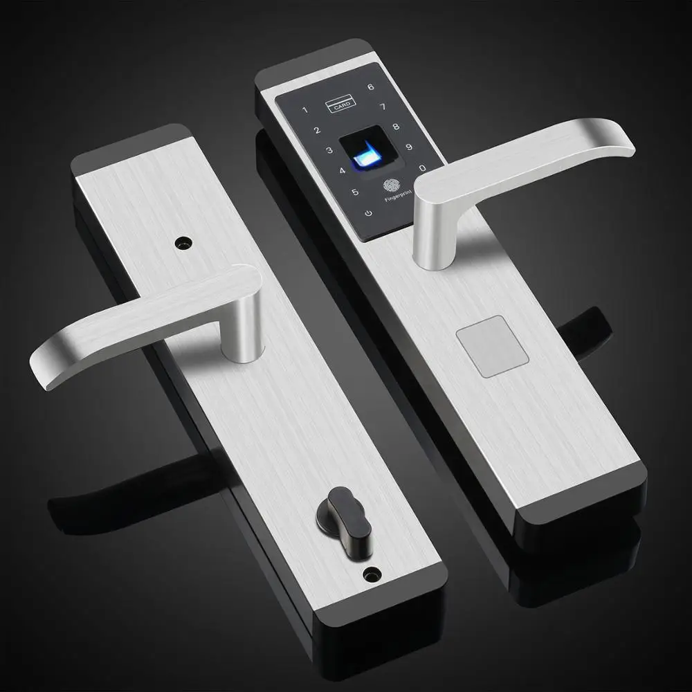 Stainless Steel Password Electric Key Smart Electronic Fingerprint Door Smart Lock
