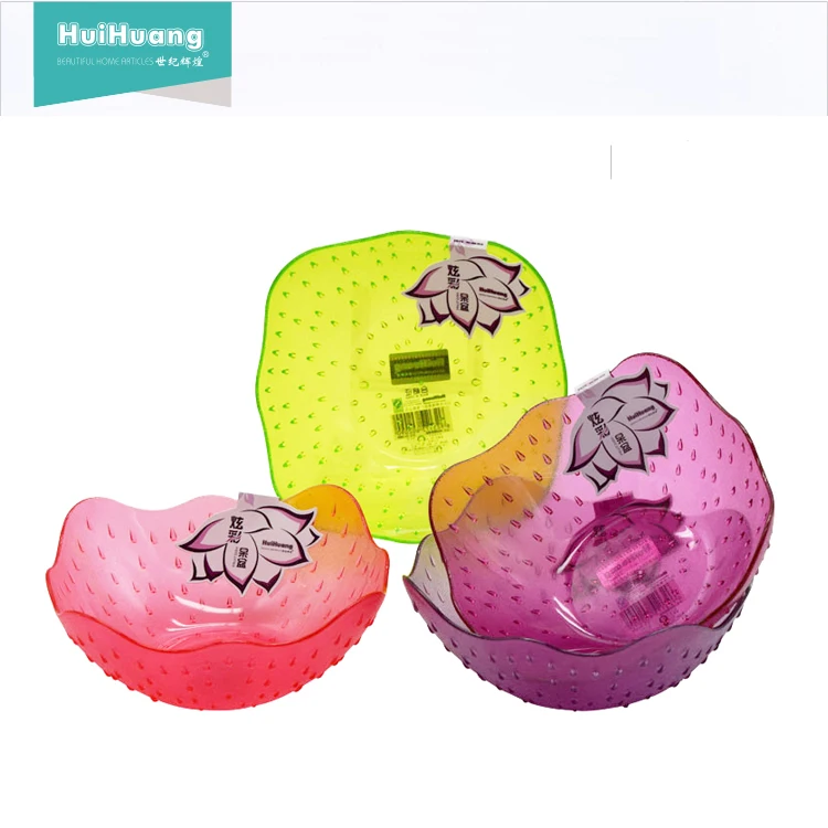 
Made in China cheap price free sample plastic AS crystal fruit plate fruit bowl salad fruit bowl for wedding home decoration 