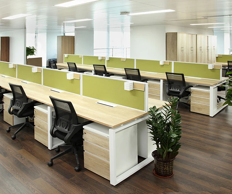 Factory customization modern new design Modular  office  workstation staff open benching