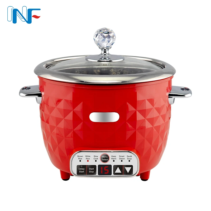 Bangladesh One Person Sharp Red Rice Cooker with 110 220 Volt