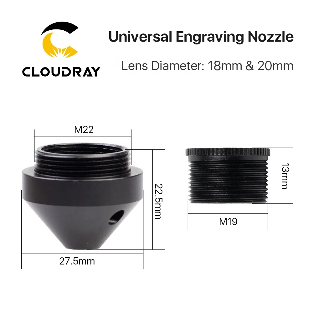 Cloudray Laser  Parts Compound/Universal Engraving Nozzle