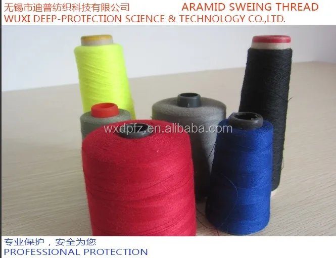 Wholesale 40/3 1.5D55MM High Tenacity Meta Aramid Sewing Thread With Different Colors