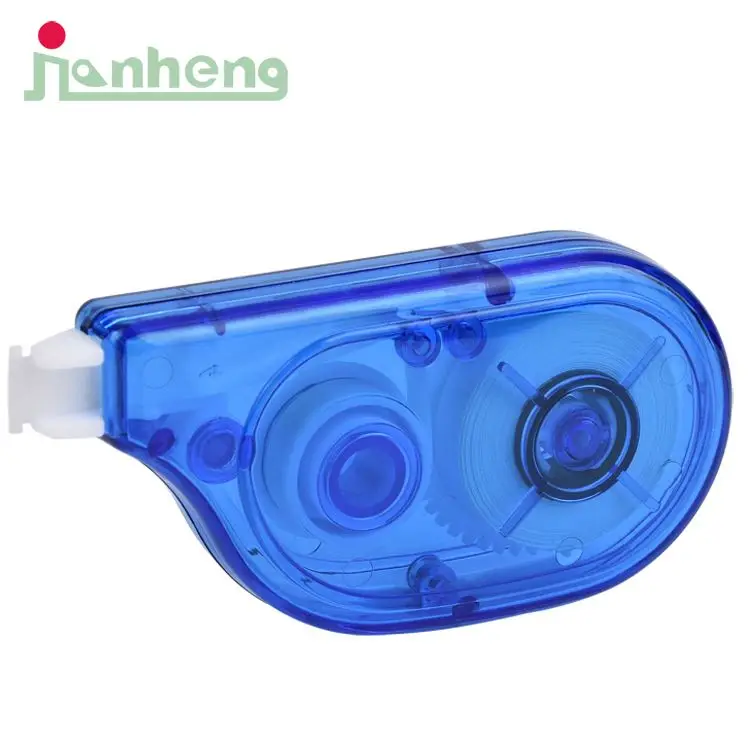 
China manufacturer new arrival round shaped plastic school stationery products white office supplies correction tape 