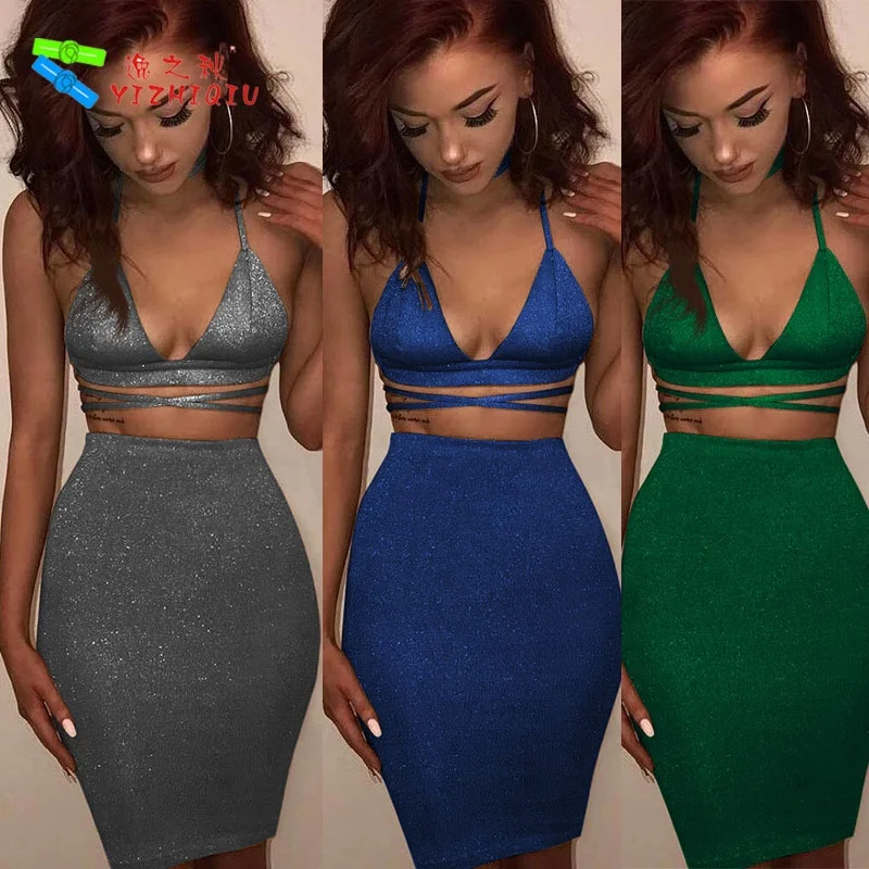 YIZHIQIU Summer Beach Wear Boho two piece set women wholesale clothing with embroidery