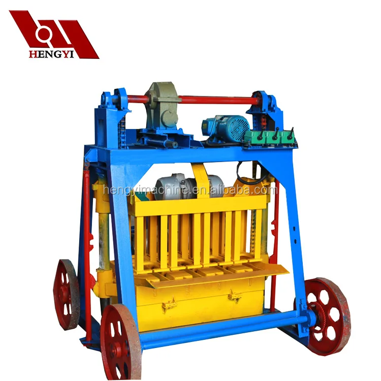 High Quality QT4-45 manual concrete block maker/egg layer block making machine/block paving laying machine