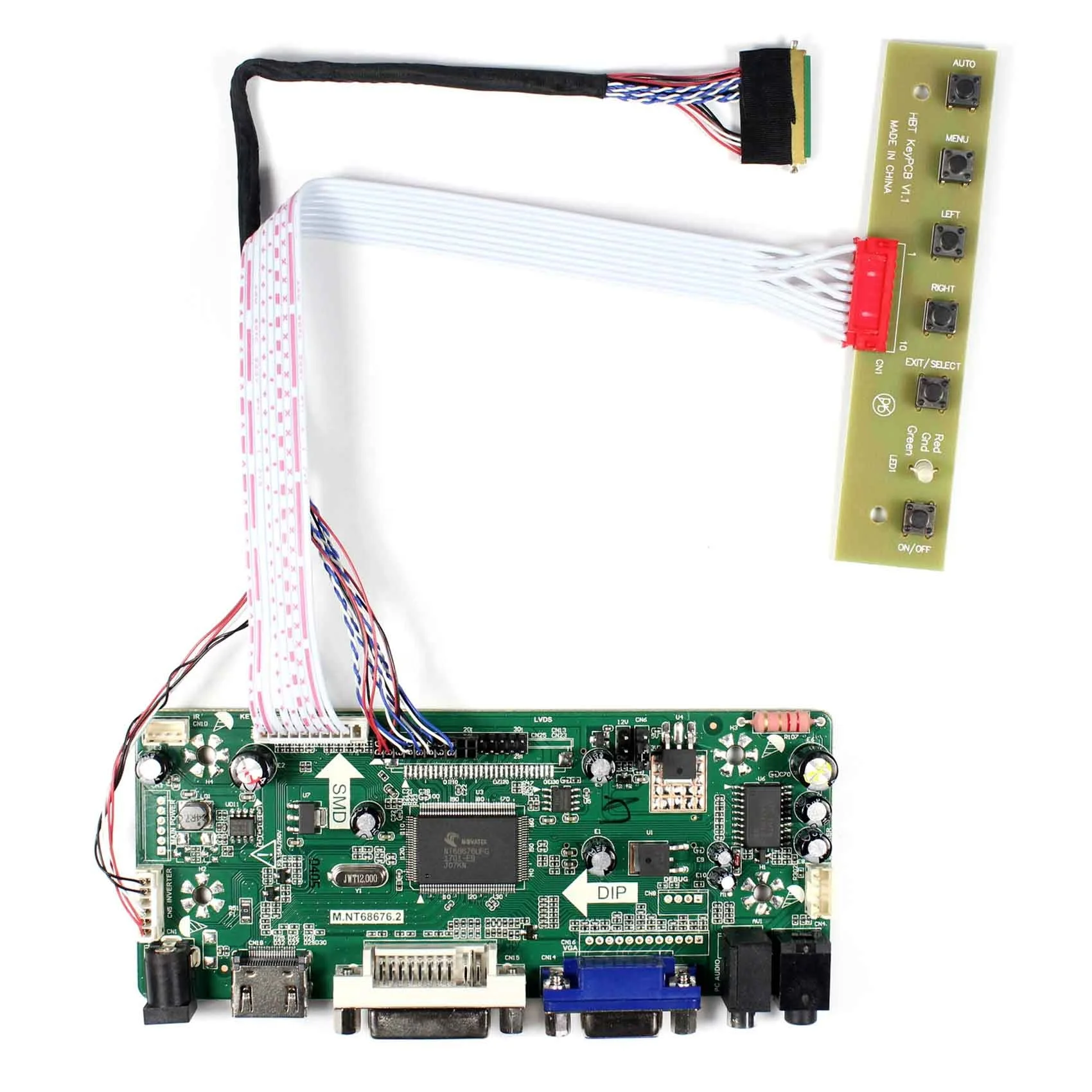 HDMI DVI VGA Аудио ЖК дисплей доска работа для LVDS интерфейс 11.6nch 1366x768 ЖК дисплей экран