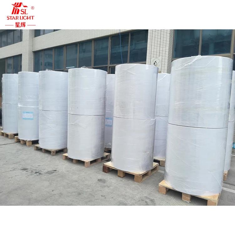 Wholesale Premium quality jumbo roll size adhesive thermal transfer paper