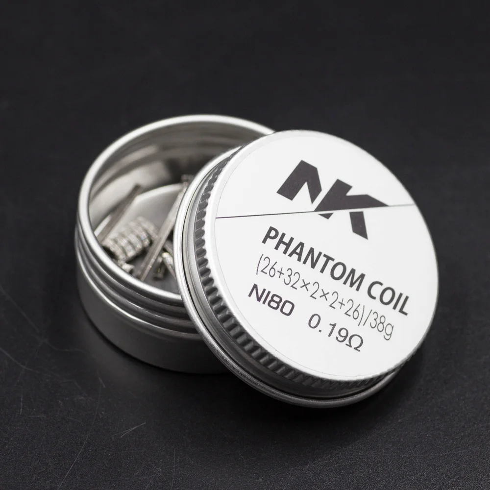 nk ni80 premium fused clapton alloy round phantom coil wire