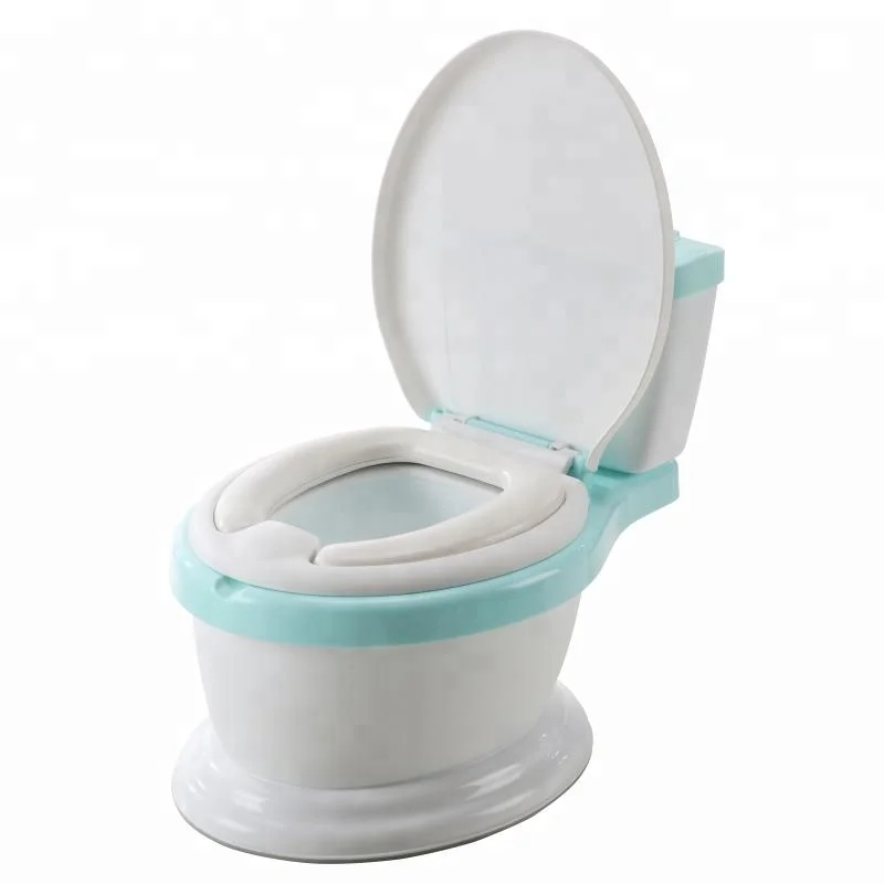 Emulational baby potty training seat
