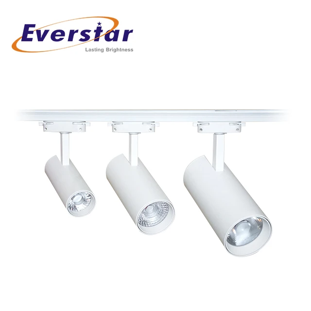 COB Led Track Light Shop Focus Lamp Retail Spot Lighting Fixtures Spotlights Linear Magnetic Rail Tracking Lamp