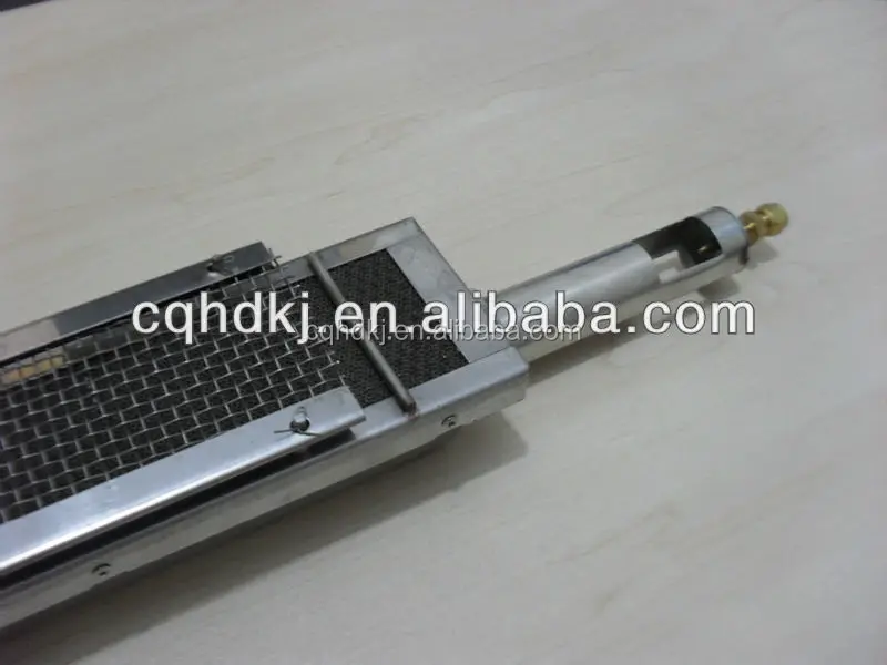 Natural gas ceramic infrared hog grill heating panel