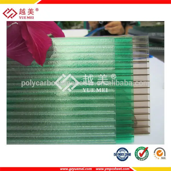 Uv polycarbonate hollow sheet twin wall panels roof canopy twinwall plastic