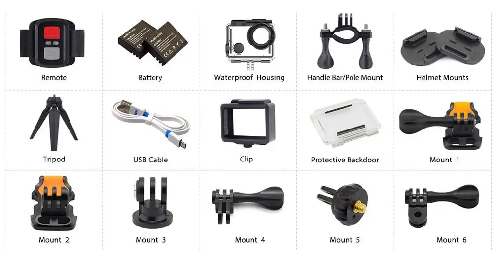 
Hot selling Cheapest EKEN H5S full HD 1080p Action sport camera 4k wifi action 