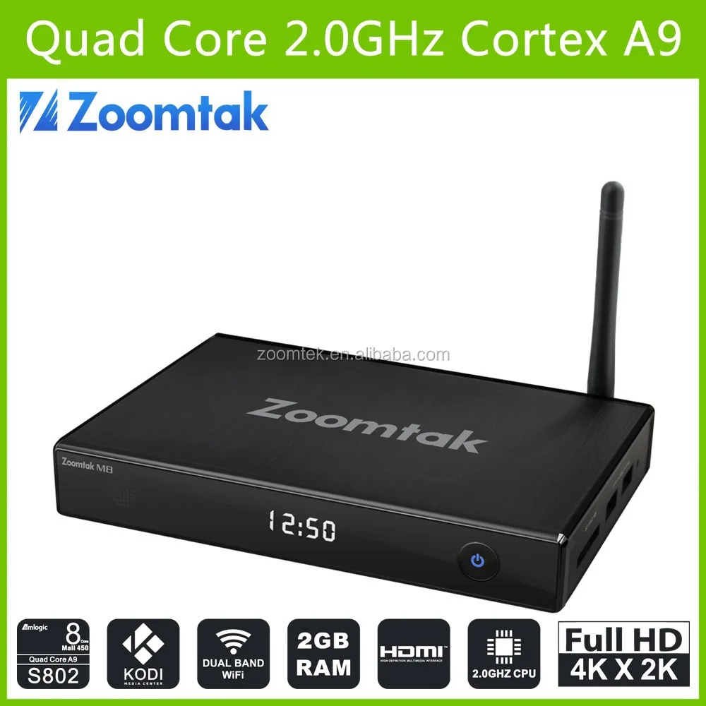 Cheap 4K m8 amlogic s802 quad core android 4.4 smart box tv with 2g ram 8g flash