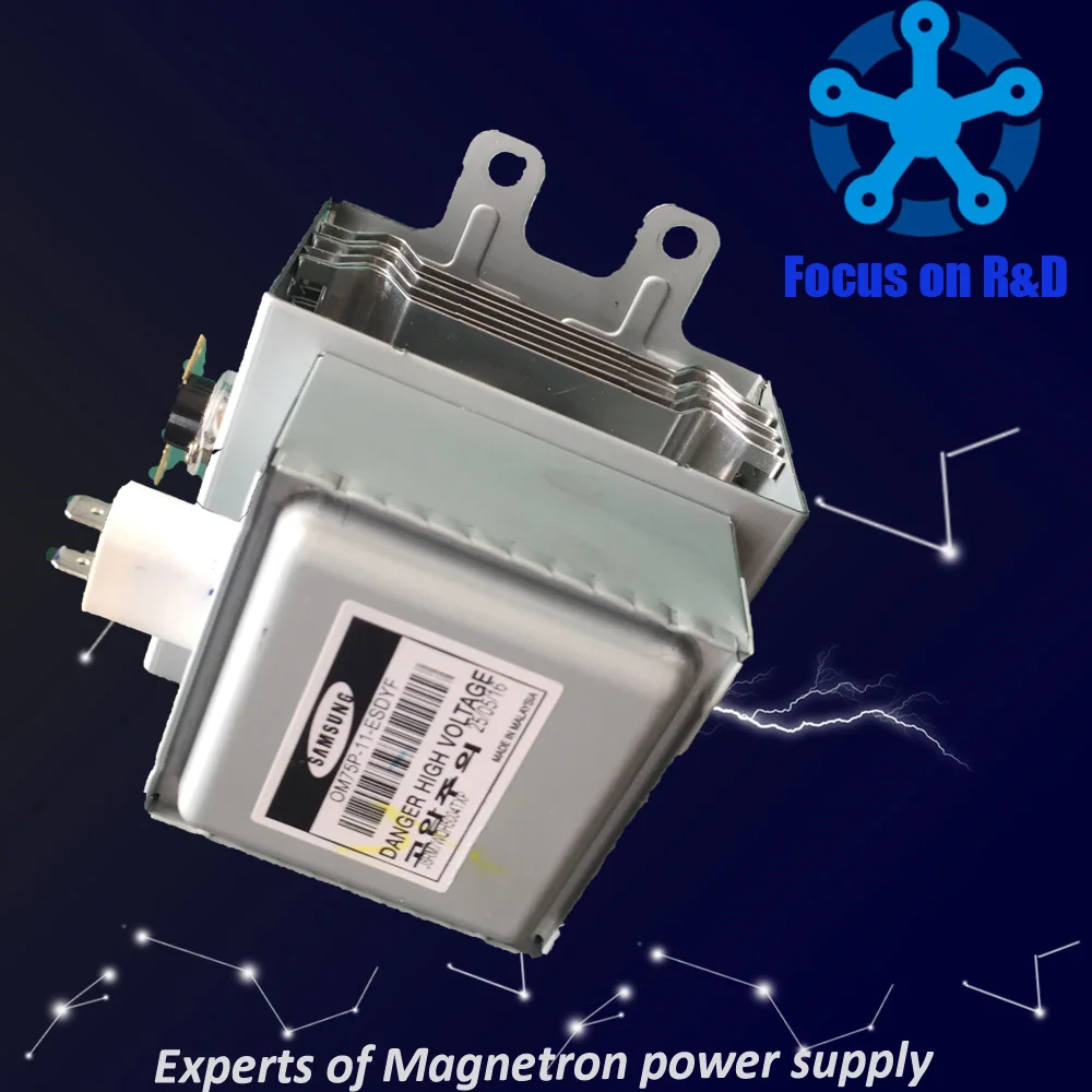 High production microwave spare parts original samsung OM75P magnetron