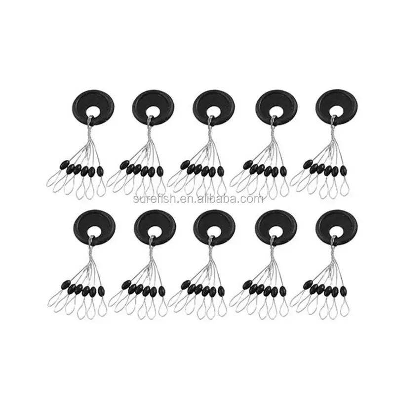 
wholesale Fishing Bobber Stopper Line Olive Shape Space Beans 