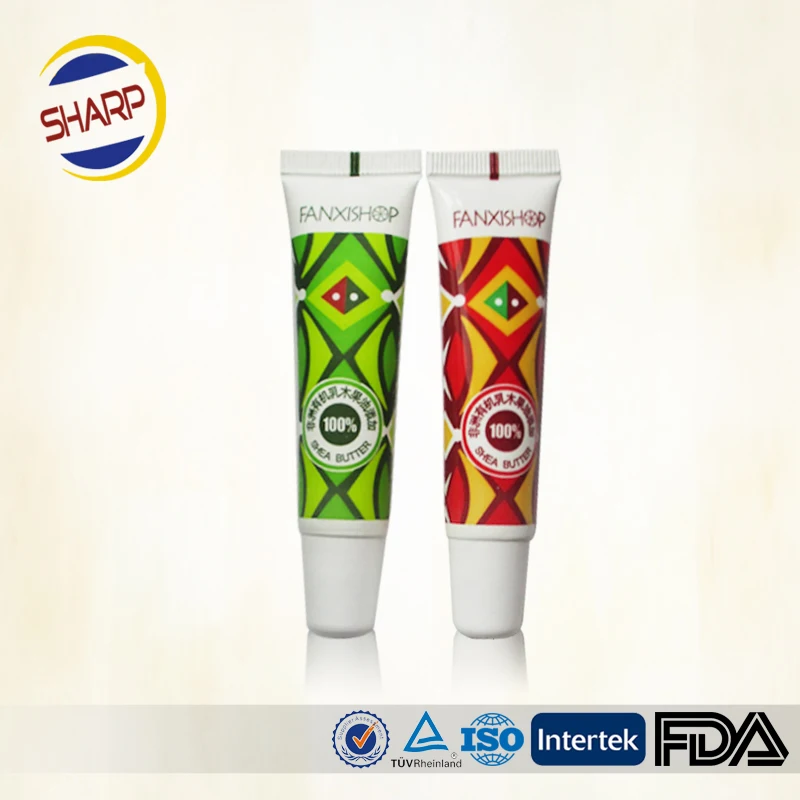 10ml lip gloss lip balm plastic tube packaging