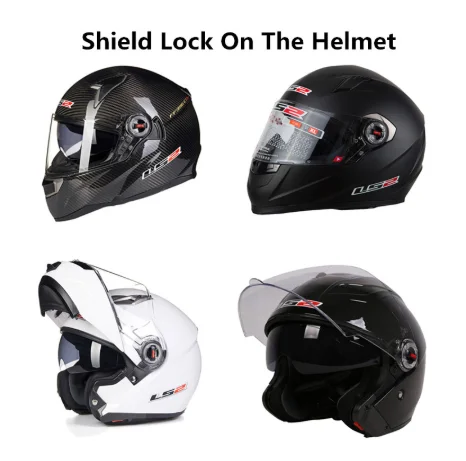LS2 FF370 FF358 MOTORCYCLE HELMET Shield screws also suitable FF396 FF394 FF392 OF569 moto visor lens lock FOR LS2 helmets