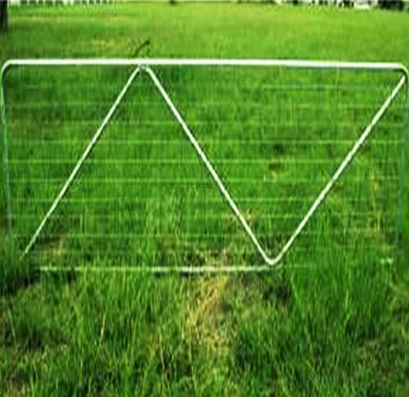 Горячеоцинкованные циклонные сетчатые фермерские ворота тяжелые сварные 1 05x3 66