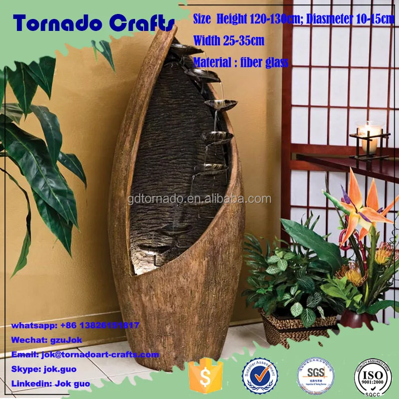 Classic Chinese Hotel Club restaurant decoration water landscape vase large courtyard ornaments soft decoration