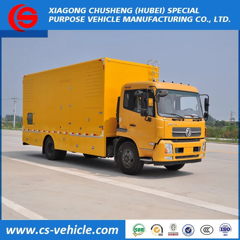 
China 6-Wheels Generator Mobile Emergency Power / Electric Supply Truck for Sale 