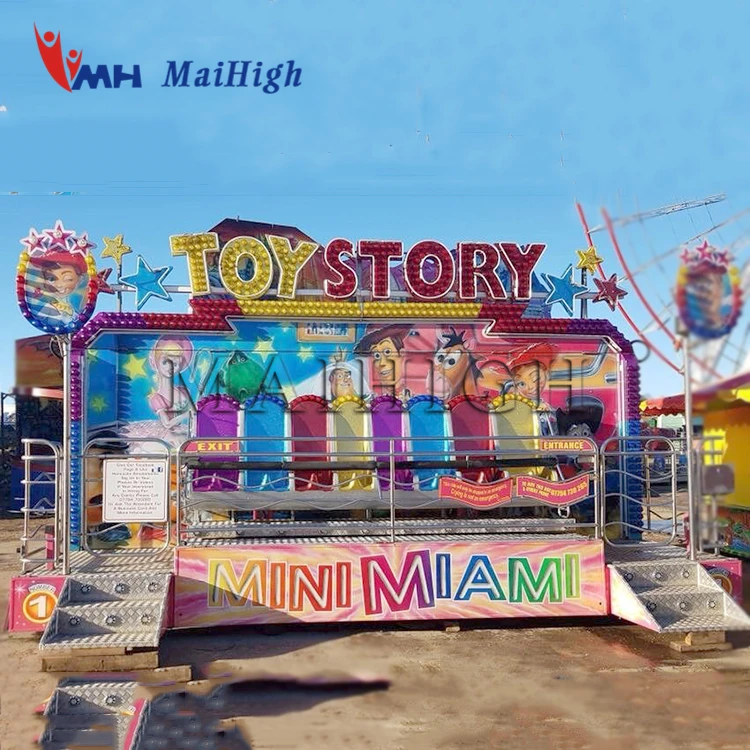 Factory Direct Cheap Price Newest Ride Kiddie Ride Kids Zone Mini Miami Trip