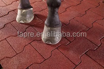 Horse rubber bricks stables rubber praver for agricultural horse barn rubber tiles paver