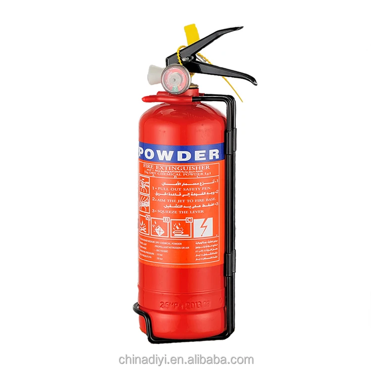 30% ABC dry powder fire extinguisher with 80mm diameter iron bracket
