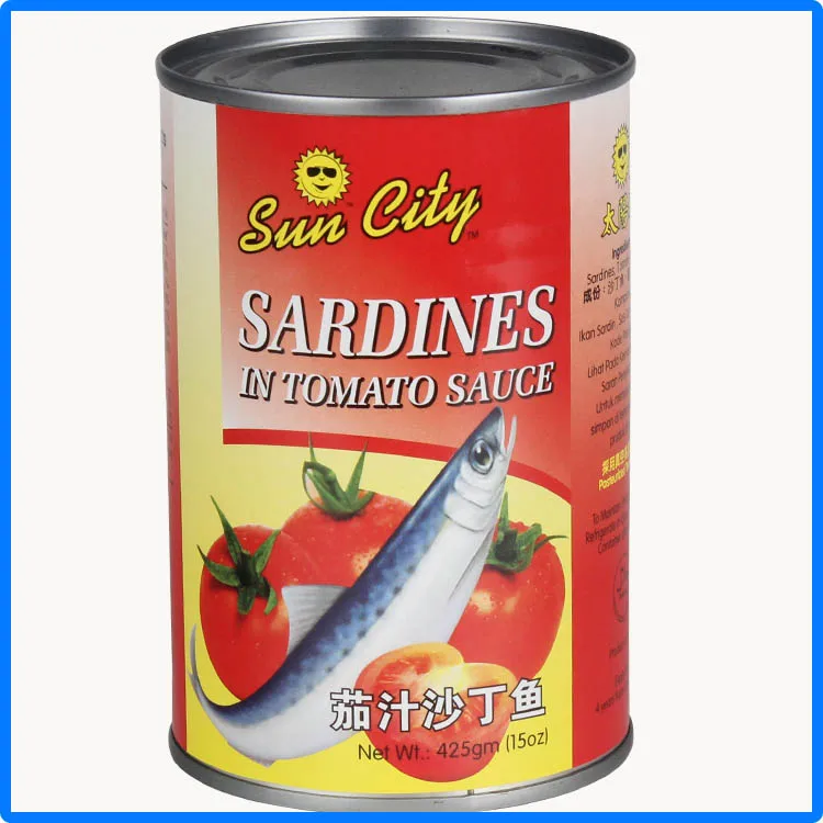 425g chinese canned sardines with sauce