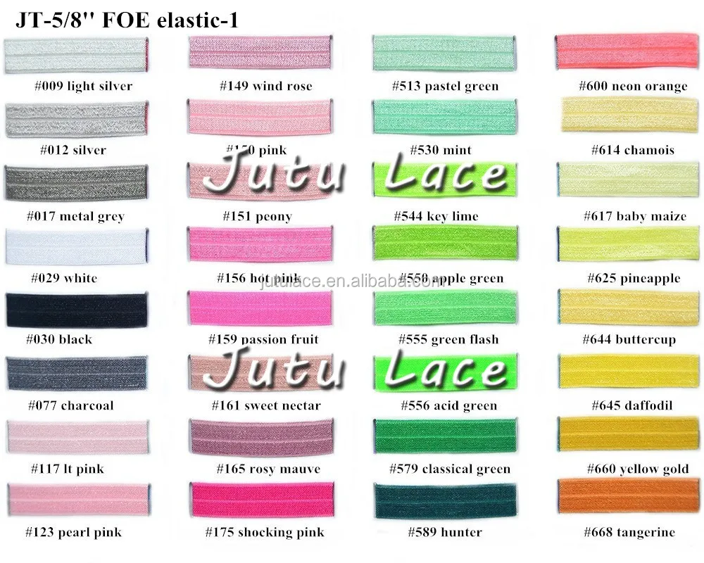 NEW HOT SALE!!5/8' good elastic FOE, glitter elastic ribbon/ solid hairband/ hair accessories
