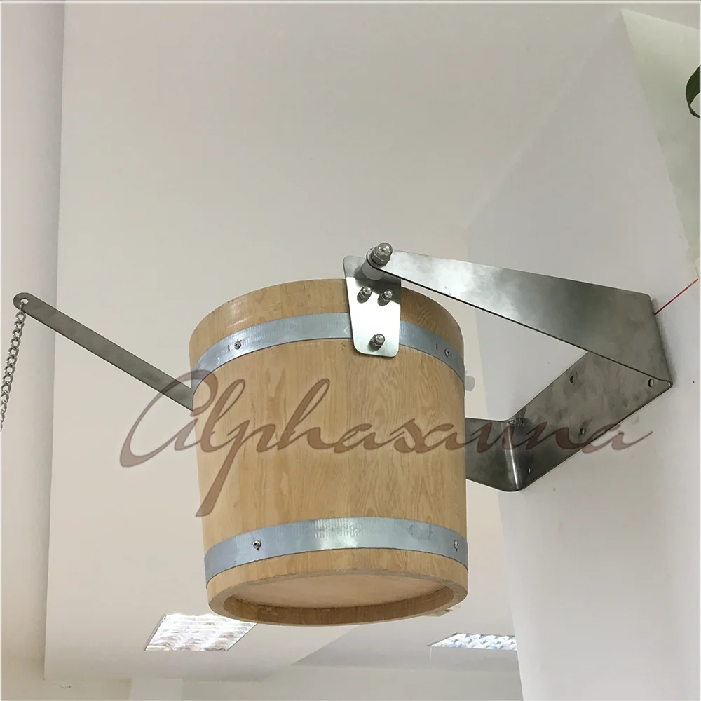 Turkish Shower Bath Accessories Sauna Bucket And Ladle For Sales