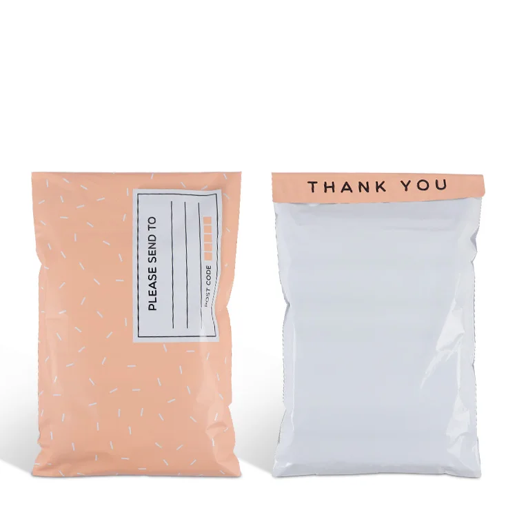 Цветной биоразлагаемый полиэтиленовый пластиковый конверт для почтовых отправлений по индивидуальному заказу