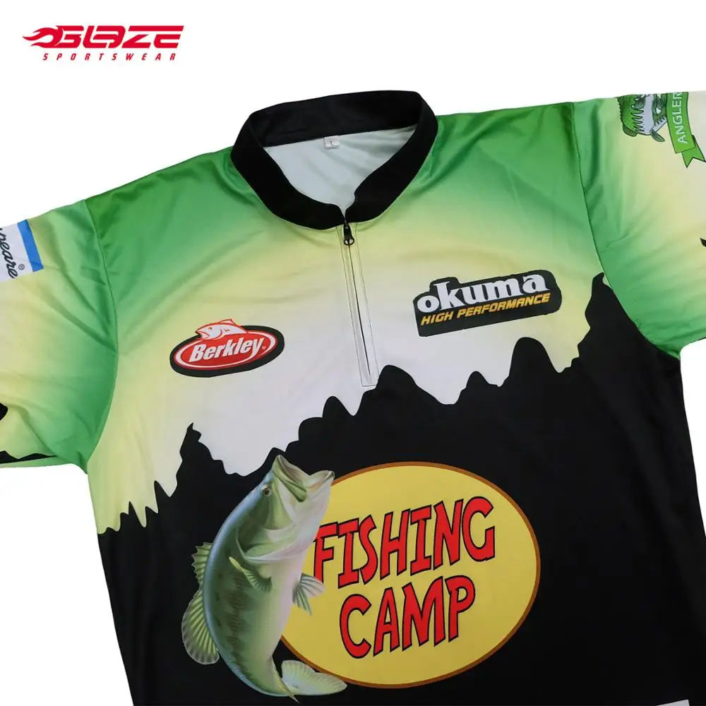 Сублимационные быстросохнущие рубашки для рыбалки с защитой от УФ-лучей
