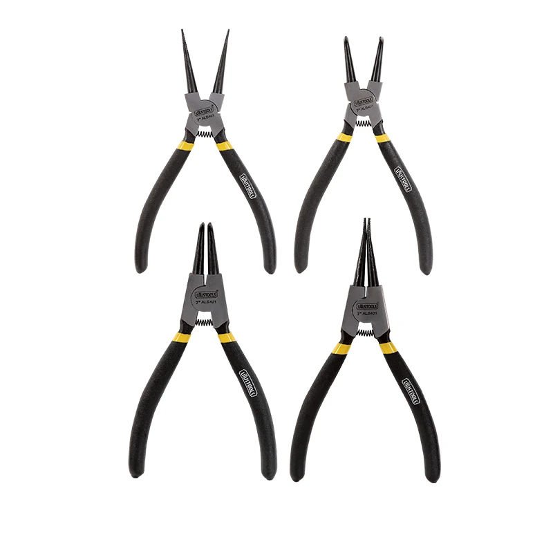 
Stock Tool 7 Inch 4 Piece Circlip Plier Set 
