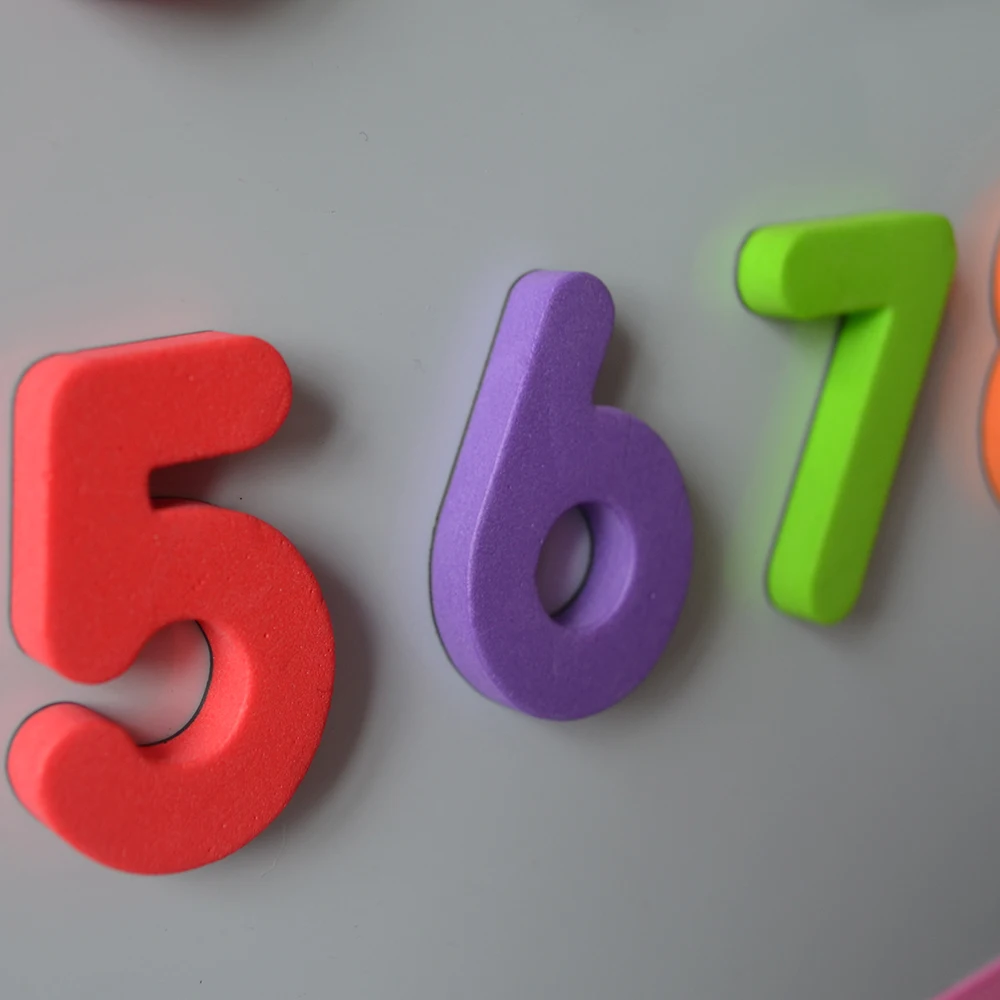 Rubber Magnets Fridge Magnetic EVA spanish alphabet eva foam play mat for kids acrylic alphabet letter