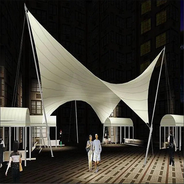 
Car Parking Shed Design with Excellent Seismic PVC Membrane Structure 