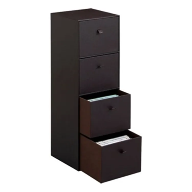 
Home Office 4 Drawer PU Leather Effect CD DVD Storage Box 