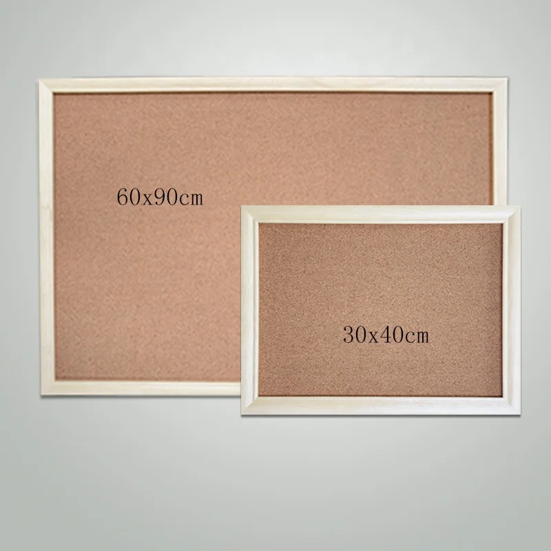 
 Скобы пробковая доска с деревянной цветной рамкой на стене для продажи  