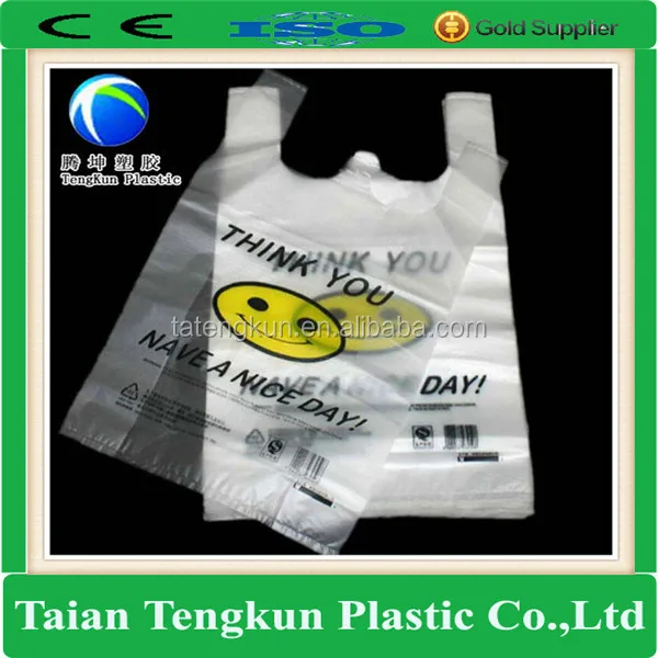 
High density corn starch garbage bag 13 gallon shopping packaging plastic vest handle T-shirt bagcornstarch garbage bags 