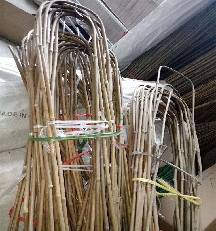 Wy-J302 bamboo poles/U shaped bamboo poles