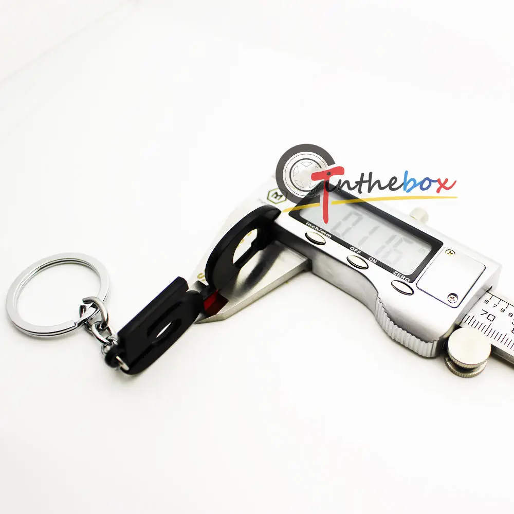 
Black Finish number 5.0 Key Chain Fob Ring Keychain For Ford Mustang GT 500 Cobra 