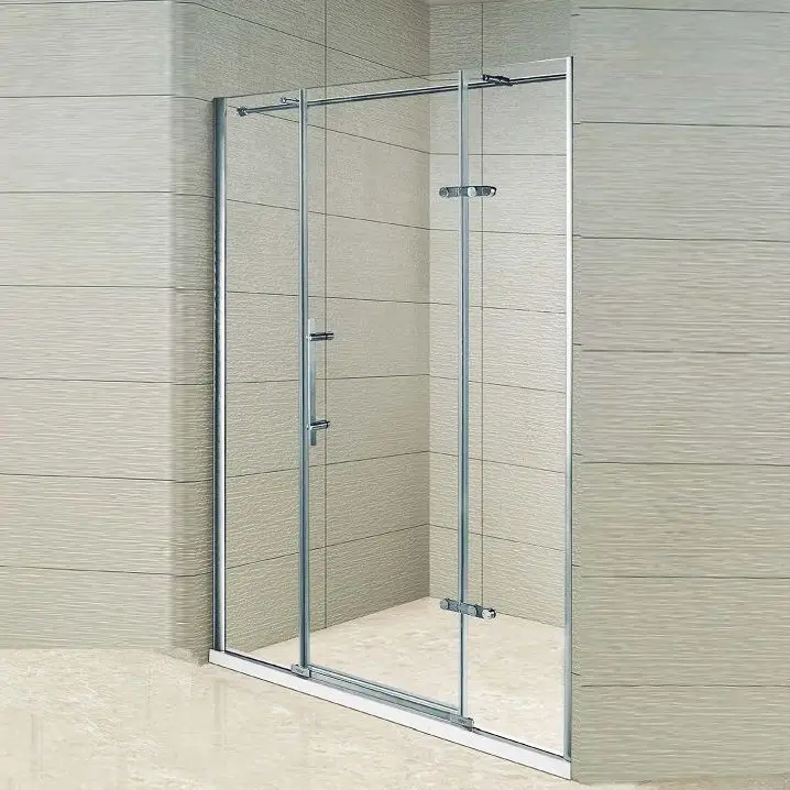KMRY Opening Prefab Shower Room Cabin Dubai Shower Enclosure  Pivot Hinge Bathroom Shower Glass Door