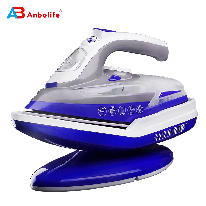 
Anbolife new hot sale cordless flat iron steam electric iron multi function handy clothes self clean steam iron  (62041627821)