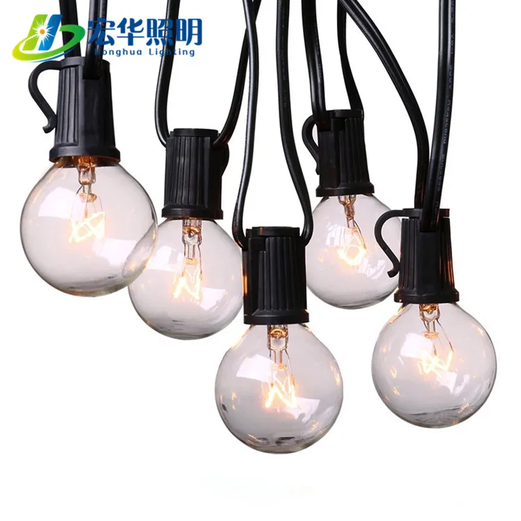 New medium base weatherproof vintage bulb string light for Christmas holiday birthday party decorations